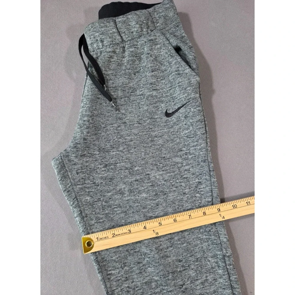 Nike Joggers Womens Extra Small Heather Gray Therma Training Pants Zipper Legs